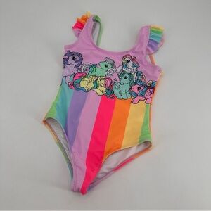 My Little Pony One Piece Swimsuit Kids Girls 6 6X